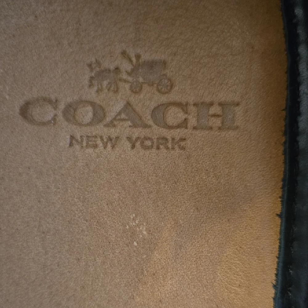 Coach Brown Leather Slip-On Loafers
